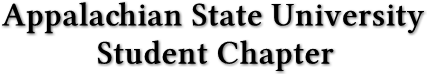 Appalachian State University
Student Chapter Appalachian State University
Student Chapter